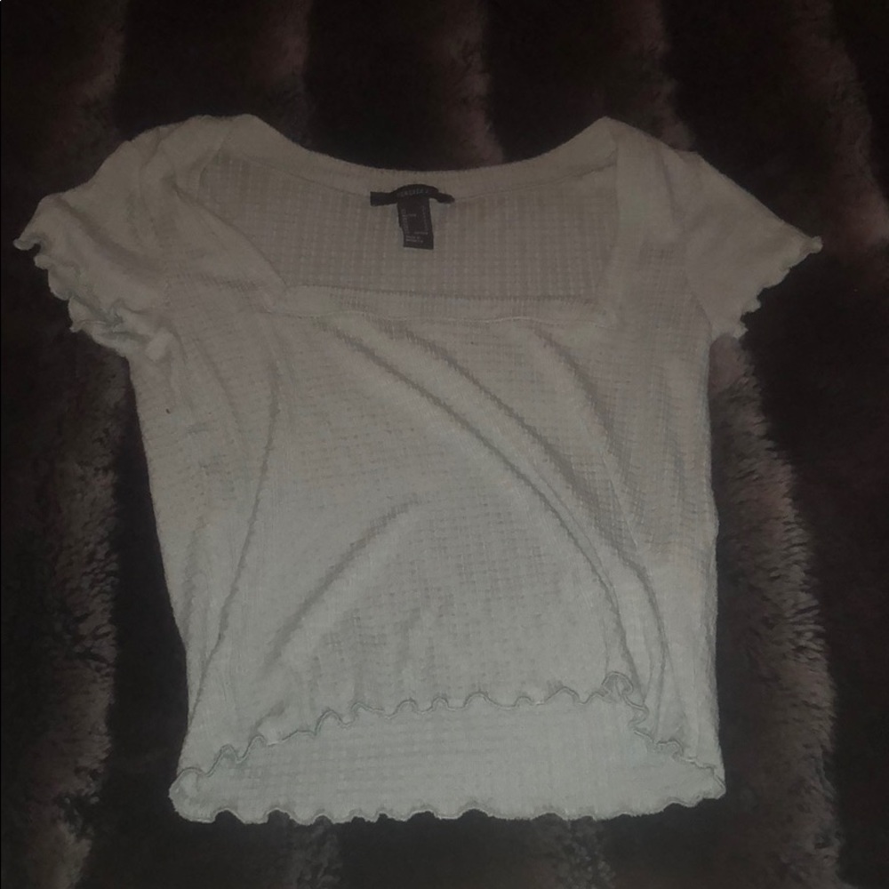 Mint crop top